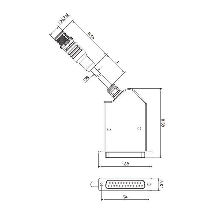 IO-Link Hub, Valve Island adapter, 00BL11